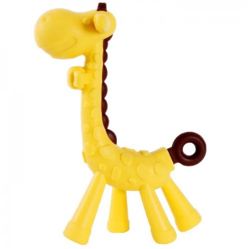 Μασητικό Σιλικόνης Καμηλοπάρδαλη Teether giraffe 7117